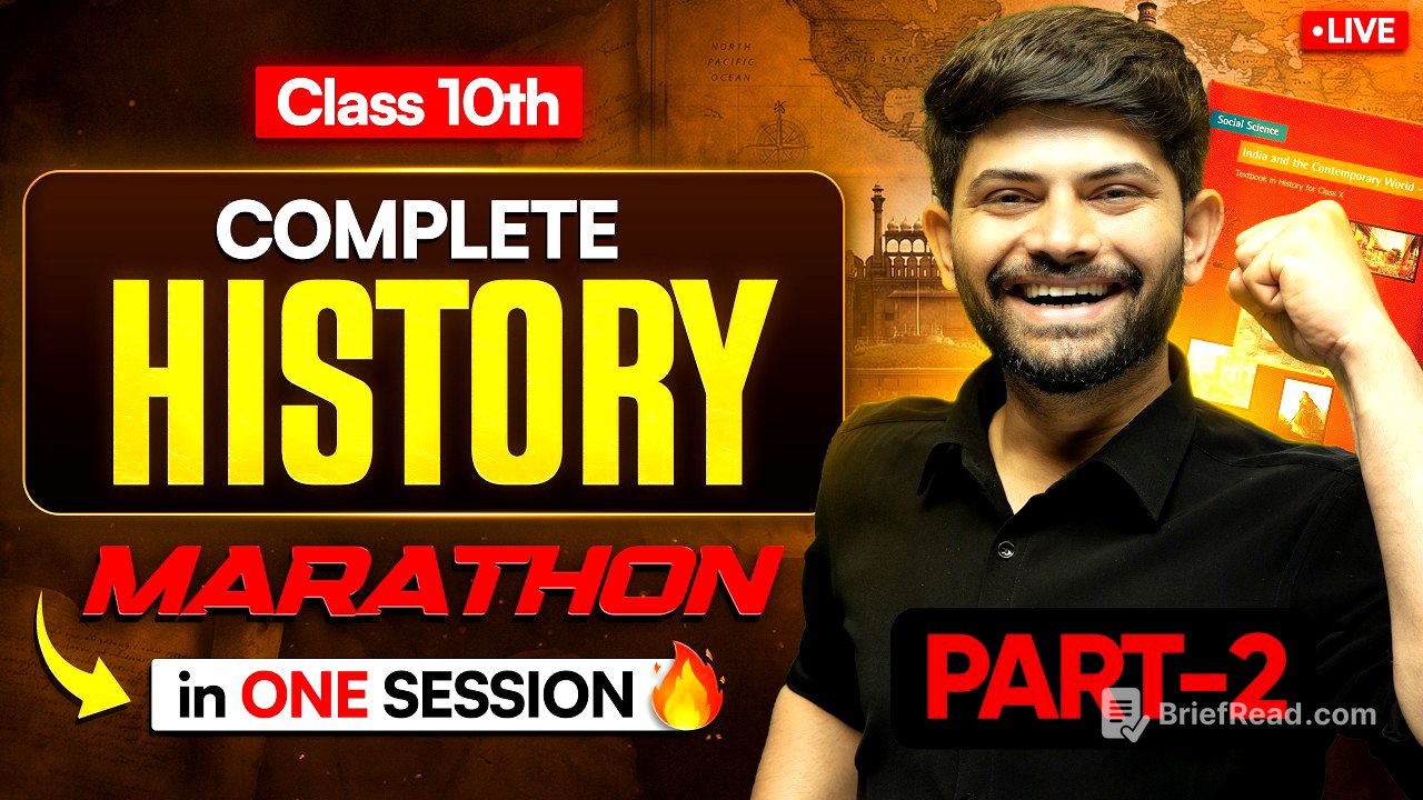 Class 10 SST - Complete History Revision (Part-2) 🔥 | Session 2026 | Digraj sir