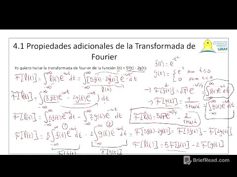 Clase 23   Propiedades Transformada de Fourier 2