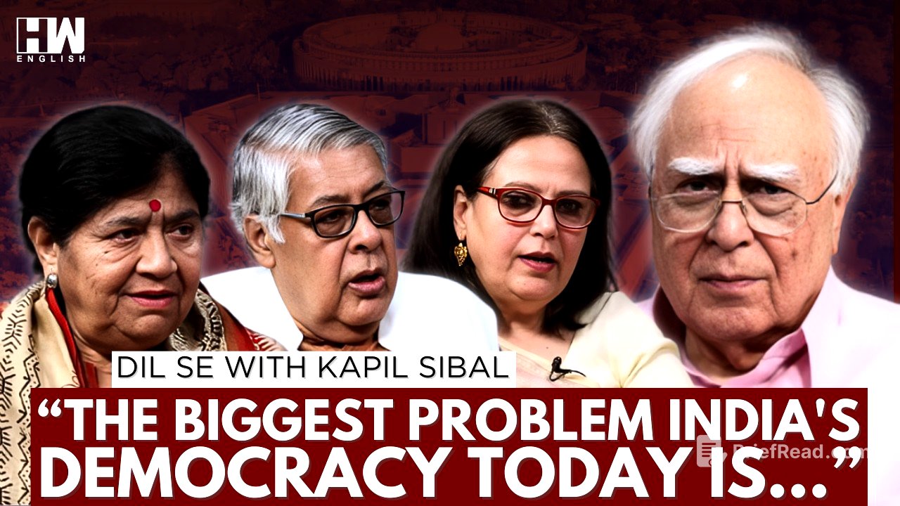 What Does The Future Of Indian Democracy Look Like? ft. Kapil Sibal | Modi Govt | BJP | Congress
