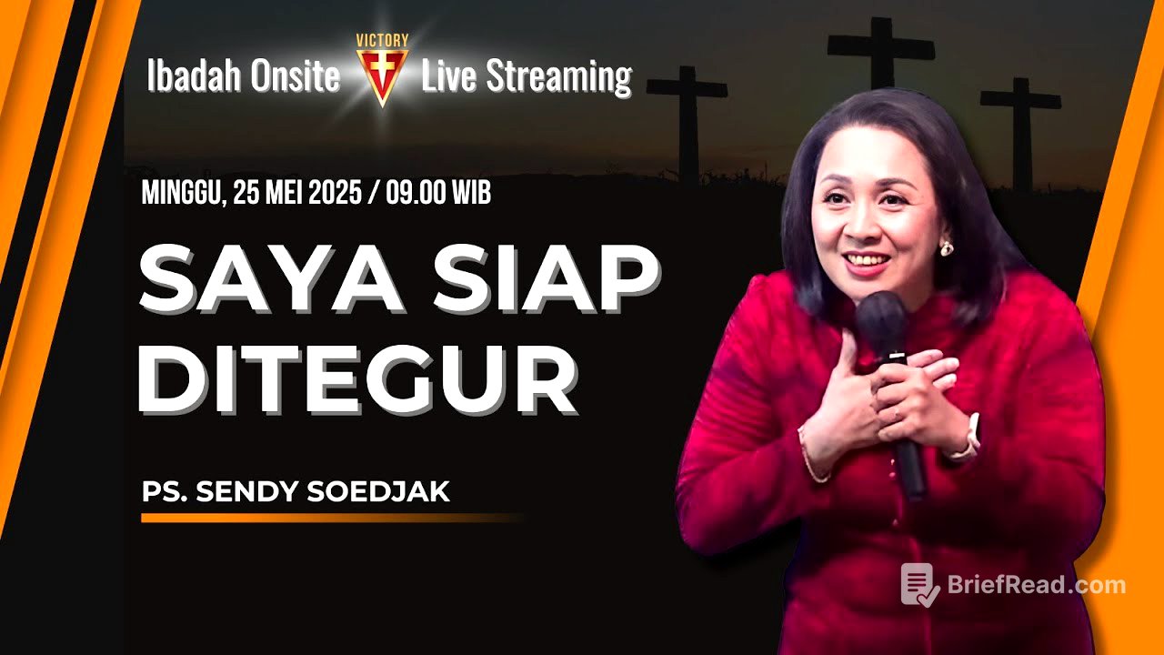 Live Streaming Ibadah Minggu VCI - 25 Mei 2025, Jam 09:00 WIB - Ps. Sendy Soedjak