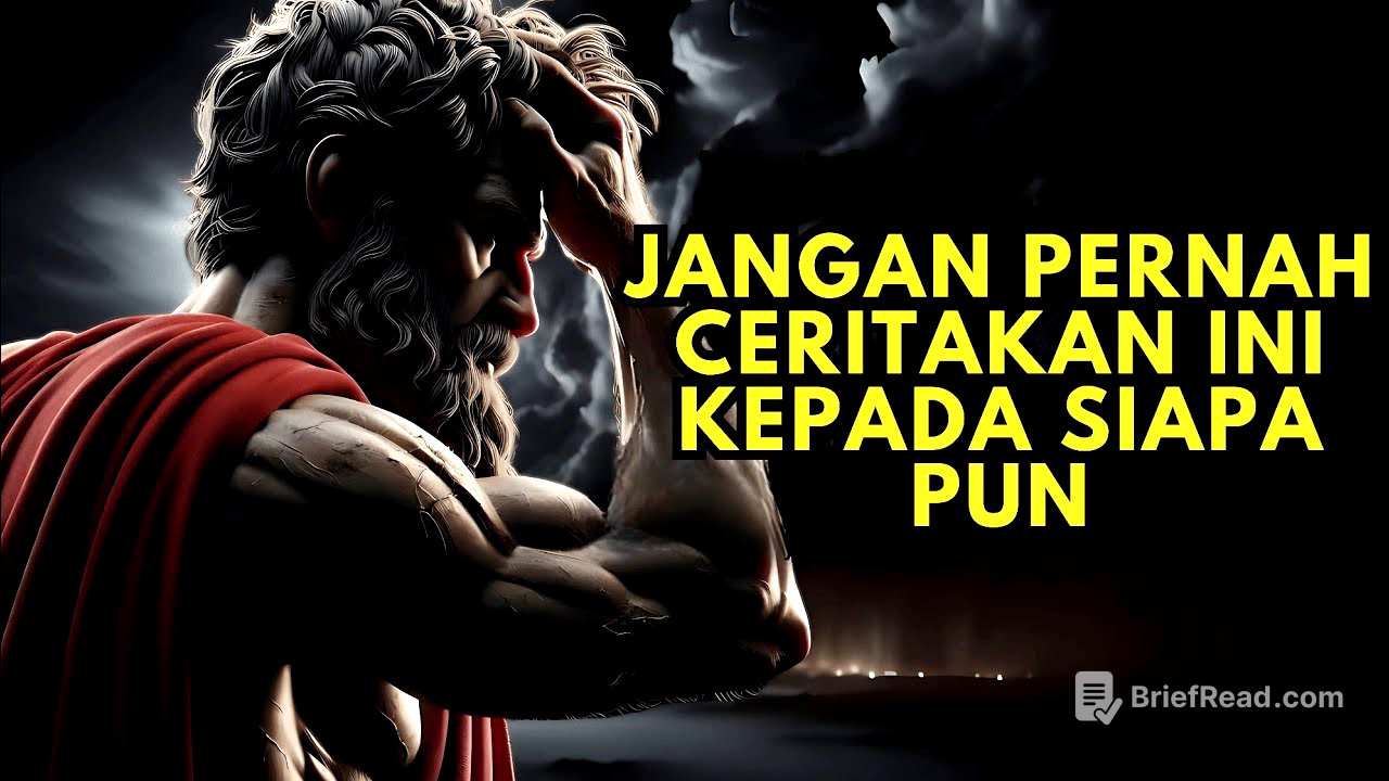 15 Hal Tentang Dirimu yang Tidak Boleh Kamu Ceritakan Kepada Siapapun | Filsafat Stoikisme