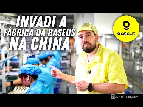 O SEGREDO DA BASEUS REVELADO - É ASSIM QUE A BASEUS FABRICA OS SEUS PRODUTOS