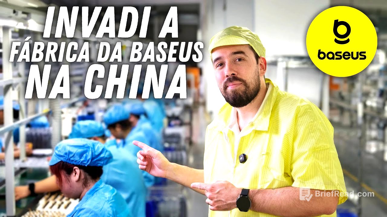 O SEGREDO DA BASEUS REVELADO - É ASSIM QUE A BASEUS FABRICA OS SEUS PRODUTOS
