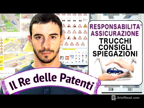 RESPONSABILITA' CONDUCENTE ED ASSICURAZIONE - IL RE DELLE PATENTI - PATENTE B - ESAME DI TEORIA