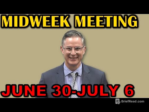 JW Midweek Meeting June 30-July 6 2025