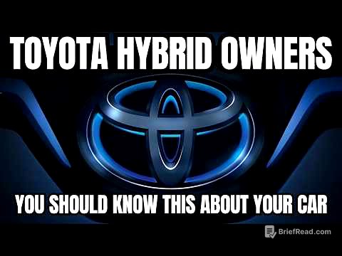 Things You Should Know About Toyota Hybrids! The Most Common Questions