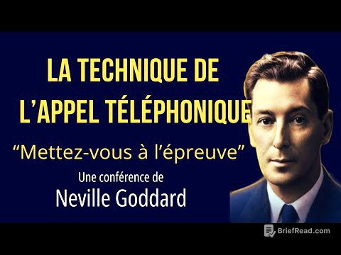 La technique de l'appel téléphonique pour manifester ce que vous désirez - Conférence de N. Goddard