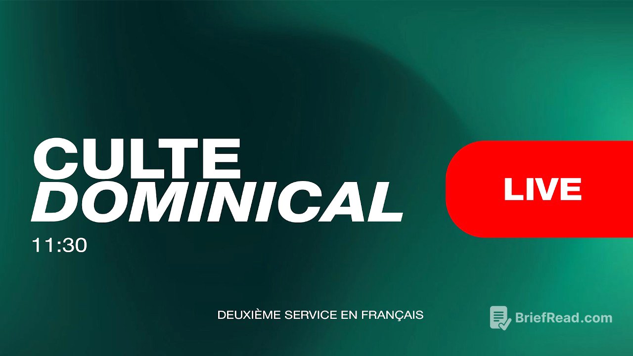 CULTE DES JEUNES DU 22 FEVRIER 2026