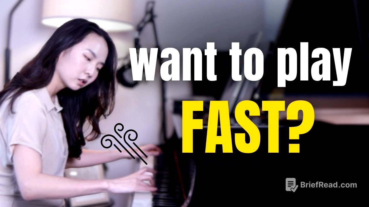 How to play with fast fingers with control and accuracy on the pinao