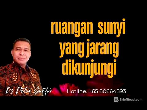 KOTBAH UNTUK PELAYAN TUHAN ( RUANGAN SUNYI YANG JARANG DI KUNJUNGI ) -    PETER GUNTUR