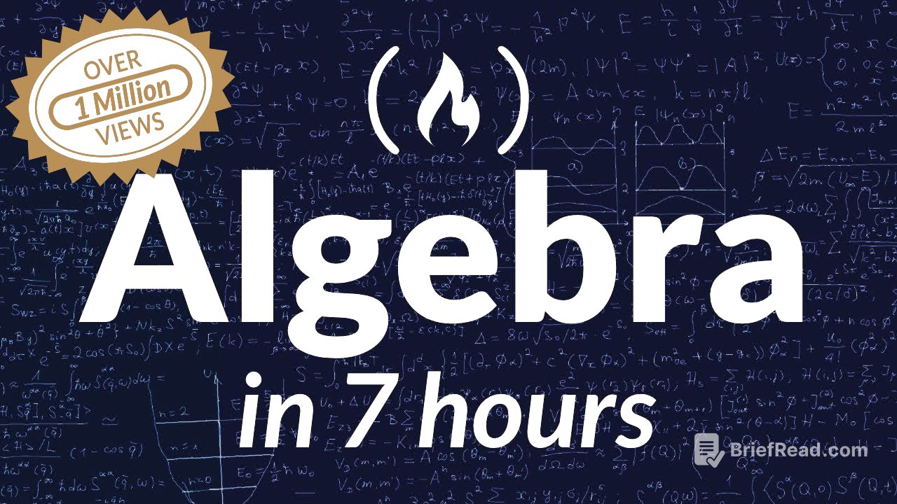 College Algebra - Full Course