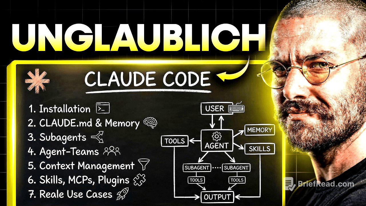 Automatisiere ALLES mit Claude Code: Das ultimative Tutorial auf Deutsch (Vom Anfänger zum Profi)