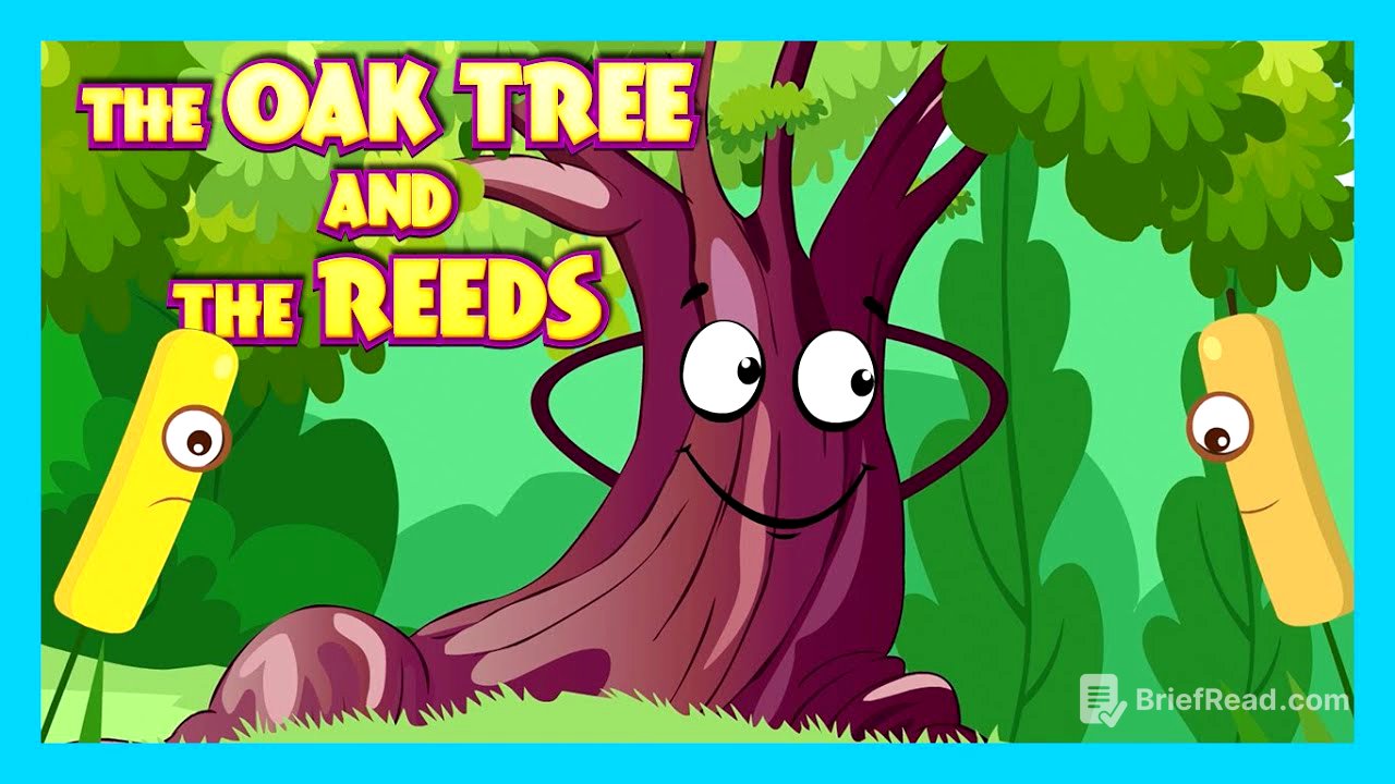 The Oak Tree and The Reeds Story | Moral Story For Kids | Kids Hut