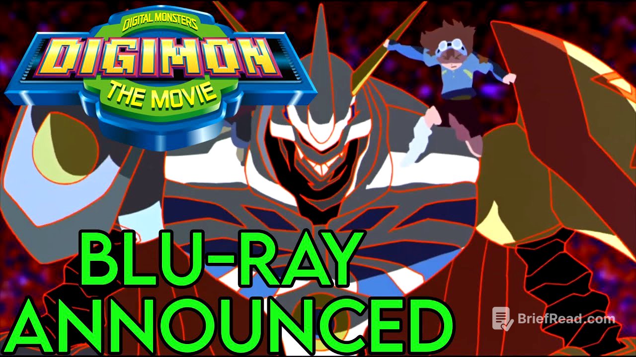 Digimon The Movie Bluray Announced!