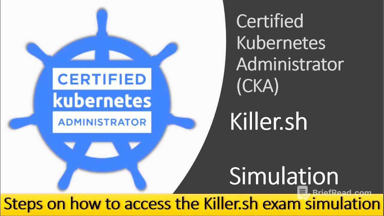 How to access Killer Shell (killer.sh) - CKA exam simulation