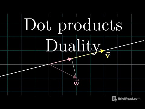 Dot products and duality | Chapter 9, Essence of linear algebra