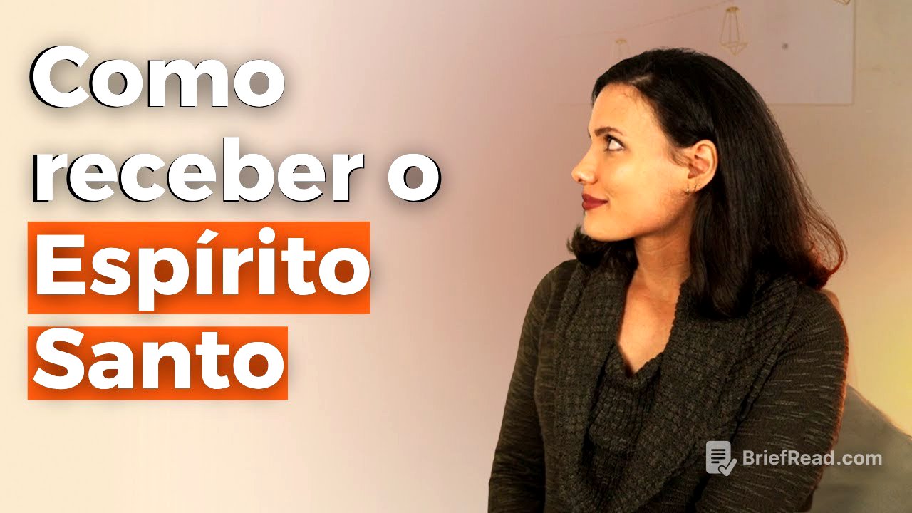 Quem é o ESPÍRITO SANTO, como receber o BATISMO  e a DIFERENÇA que faz | Espírito santo-Ep. 01