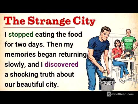 Learn English With Story 🔥 The City Where Nobody Remembers | Level 3 English Listening