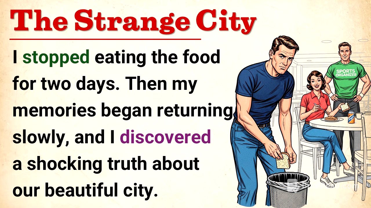 Learn English With Story 🔥 The City Where Nobody Remembers | Level 3 English Listening