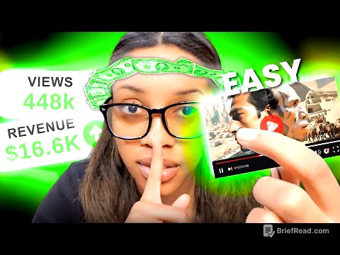 How I Make Faceless History Documentary Videos Using AI TOOLS ONLY! ($700/Day)