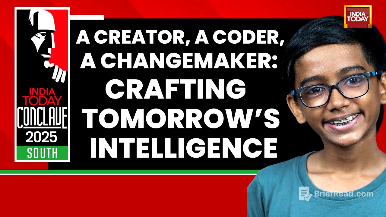 Raul John Aju, 16-Yr-Old Prodigy, On India's AI Race, Jobs & Education | India Today Conclave South