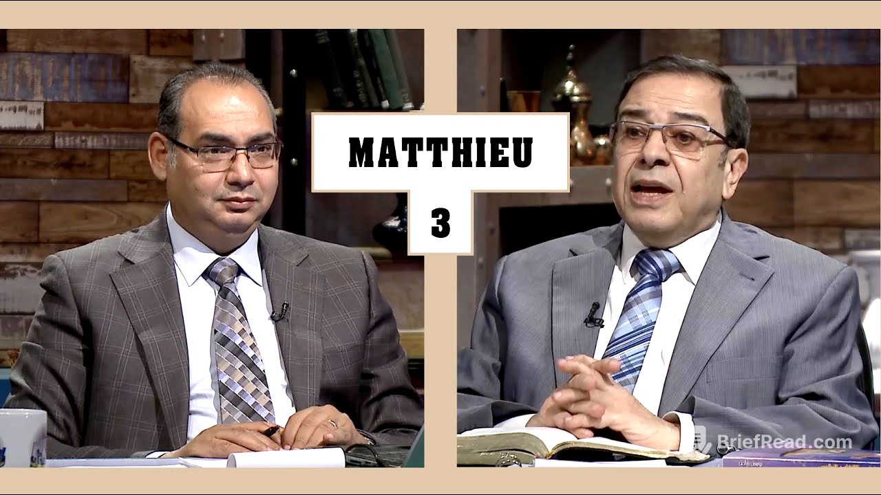 TOUTE LA BIBLE | Matthieu - Épisode 3 - Chapitre 1:1-17 | Frère/ Ayad Zarif et Frère/ Youssef Riyad