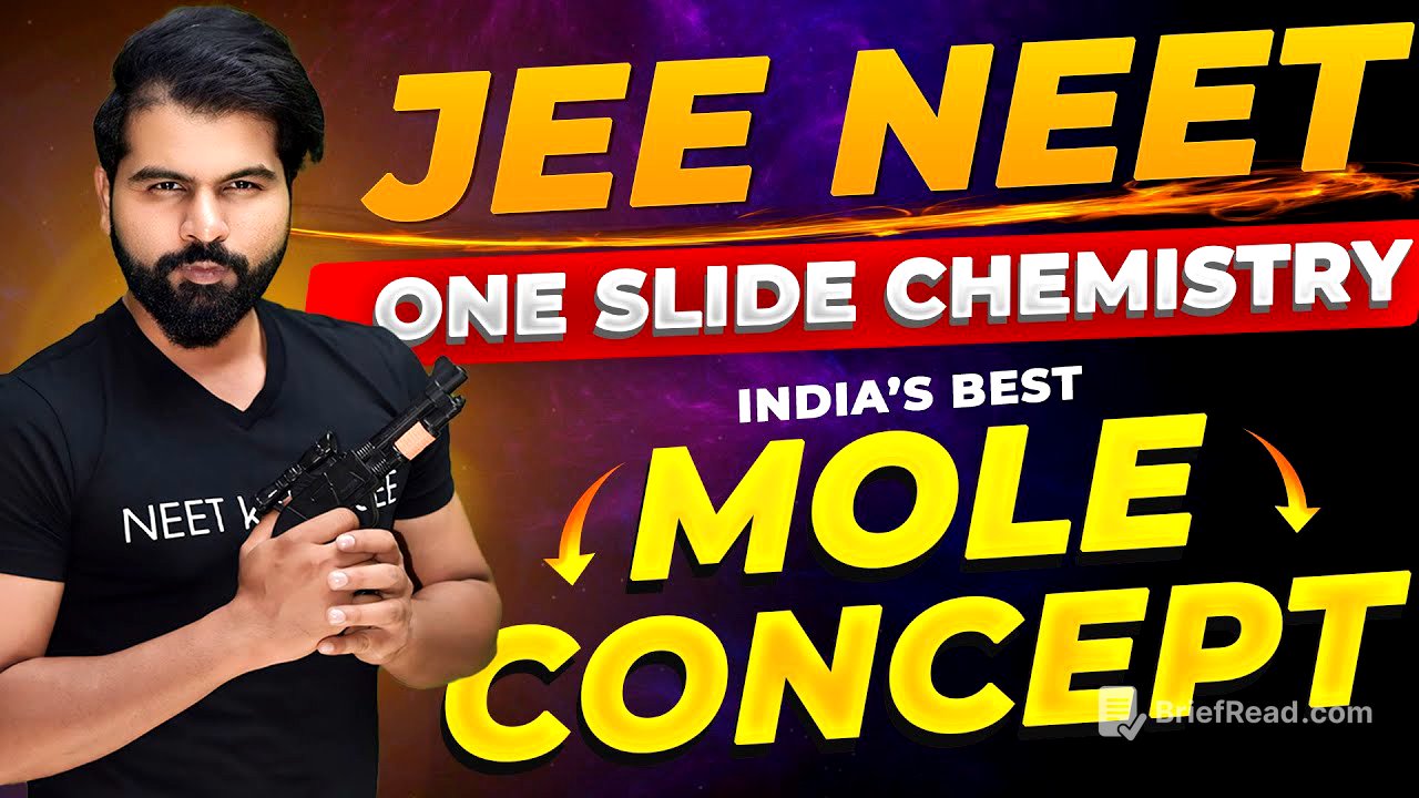 Mole Concept in One Slide by ABK sir | One Chapter One Slide | Physical Chemistry Gun shot
