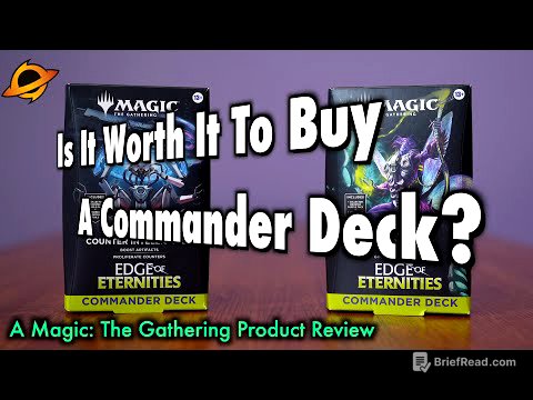 Is It Worth It To Buy An Edge Of Eternities Commander Deck? | A Magic: The Gathering Product Review
