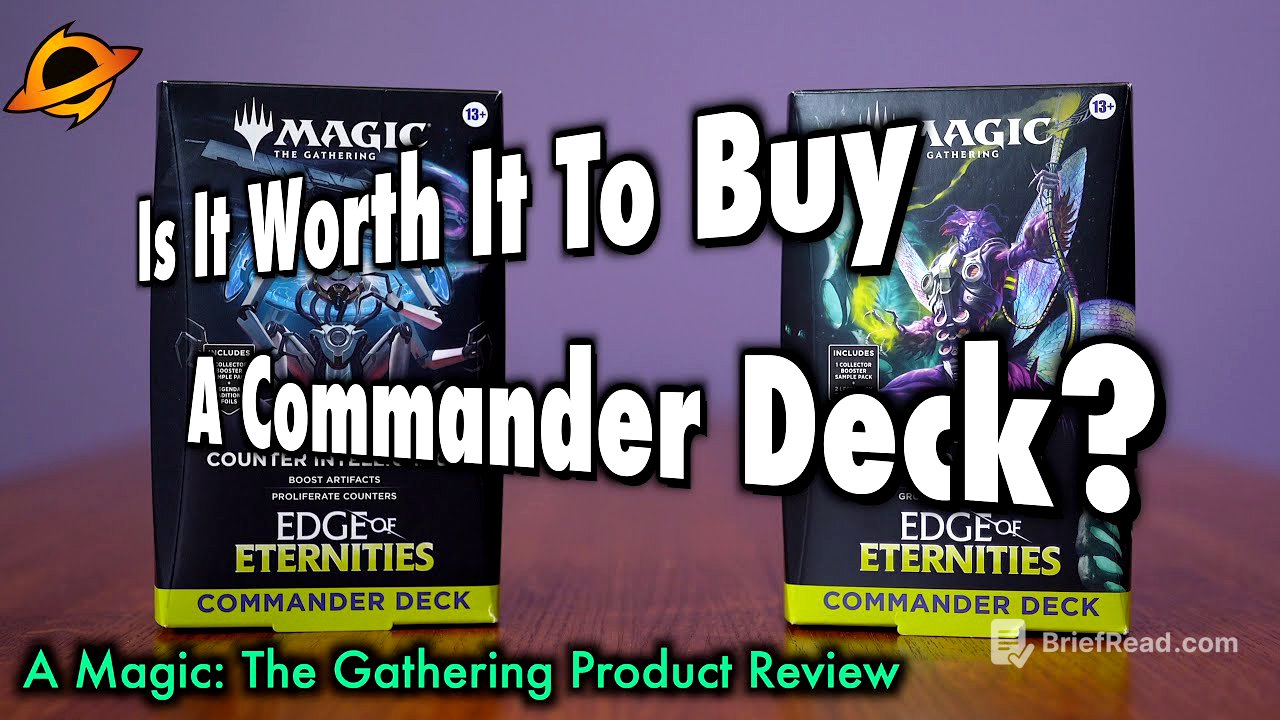 Is It Worth It To Buy An Edge Of Eternities Commander Deck? | A Magic: The Gathering Product Review