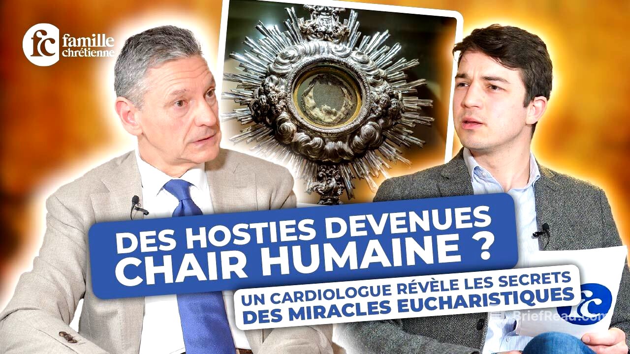 Les miracles eucharistiques sont-ils vrais ? Ce médecin tente de percer leur mystère