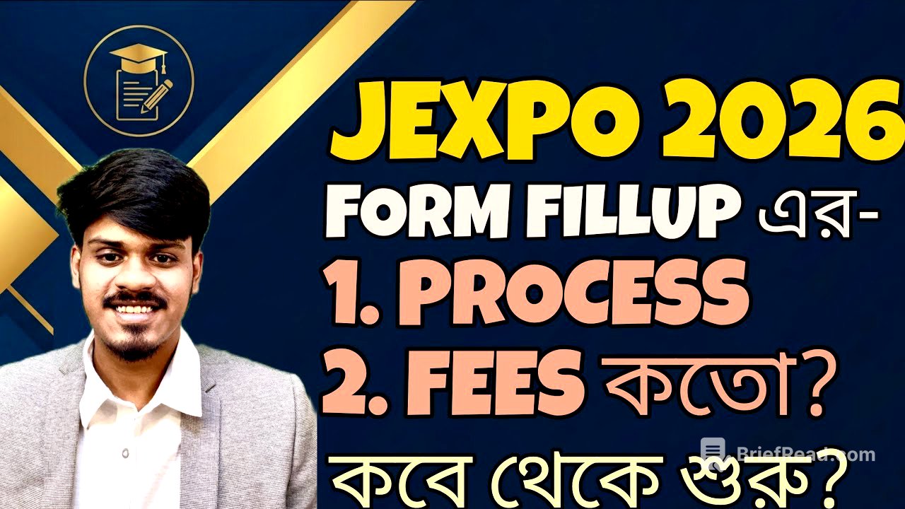 Jexpo 2026: Form Fill up Fees & Process | Jexpo 2026 | Voclet 2026 | Polytechnic Admission 2026