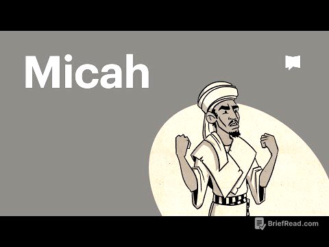 Book of Micah Summary: A Complete Animated Overview