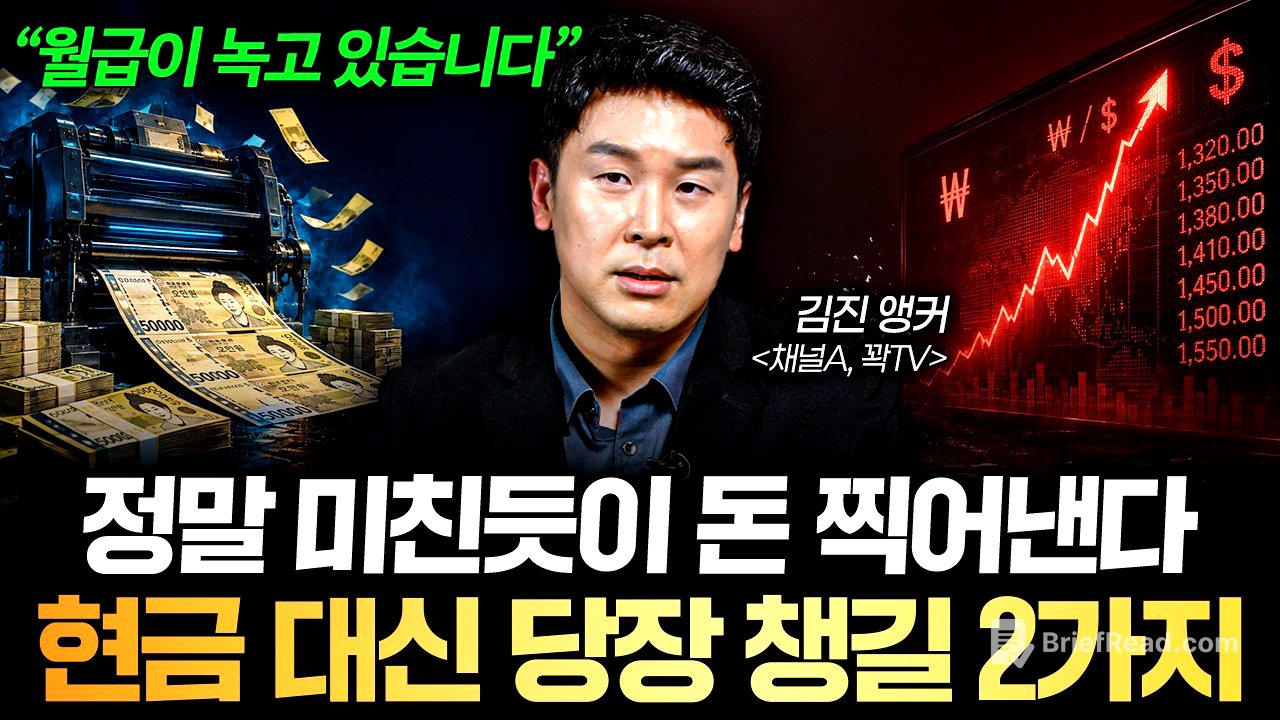 "뉴스에선 절대 말 안합니다" 돈이 휴지가 되는 시대, 현금 대신 챙길 2가지 (김진 앵커 1부)