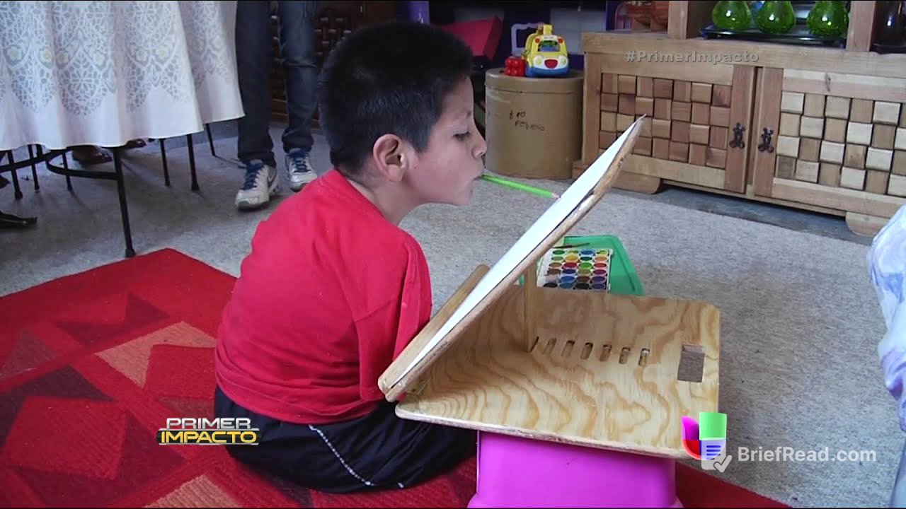 Pese a haber nacido sin extremidades un niño demuestra que todo es posible
