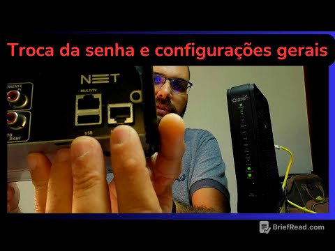 Como Configurar Modem Claro Net | Melhore Sua Conexão | Troca De Senha Wifi