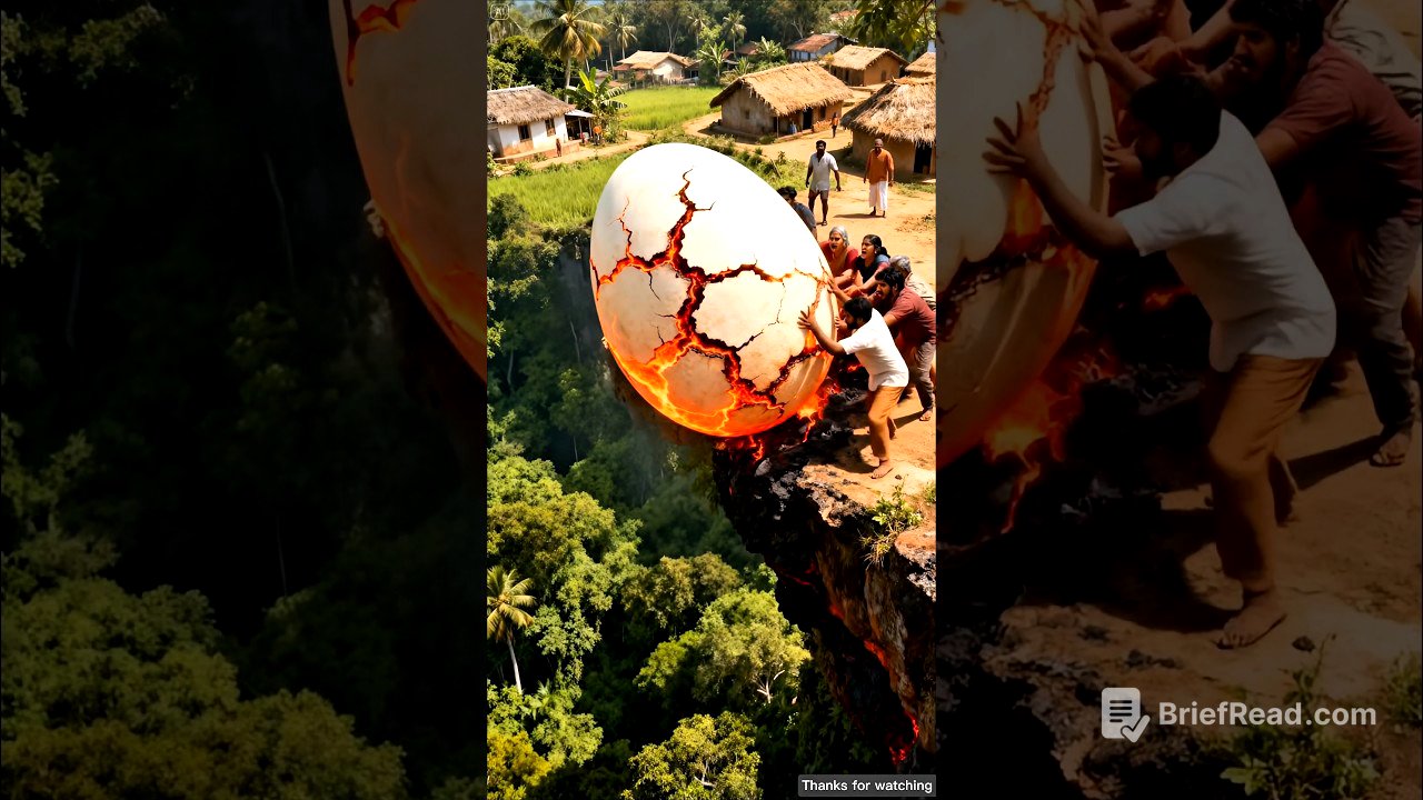 The villagers did not like eggs 😭 #ai #egg #save #village