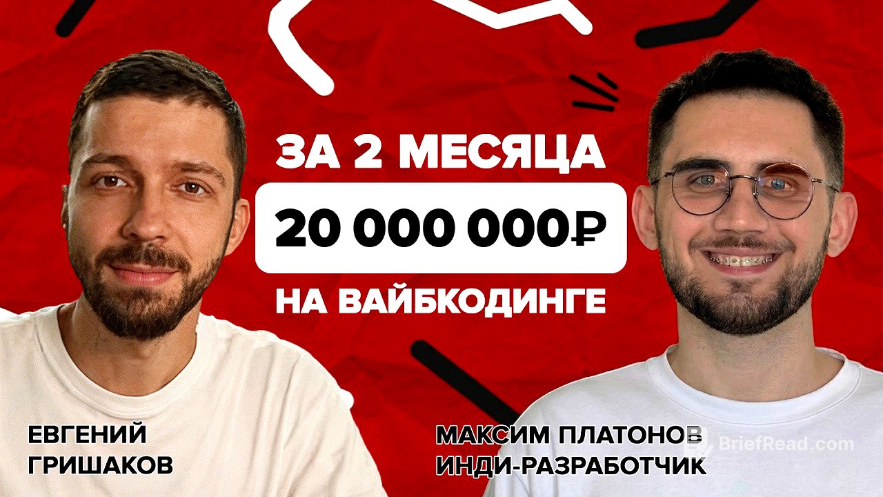 20 000 000 ₽ на ВАЙБКОДИНГЕ. Интервью с Максом Платоновым