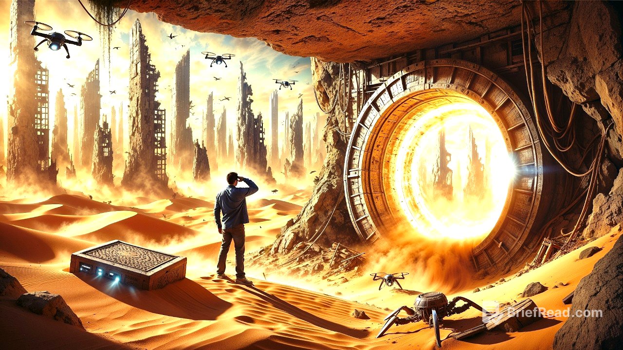 A Hidden Time Travel Portal in a Cave Sends a Man 250 Years into the Future, Where He Finds His Wife