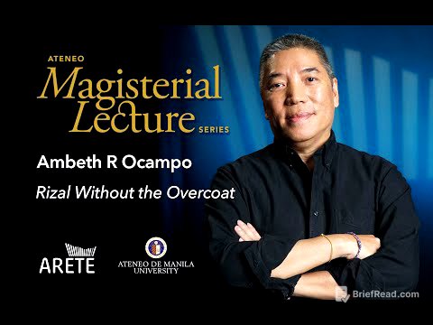 Rizal Without the Overcoat