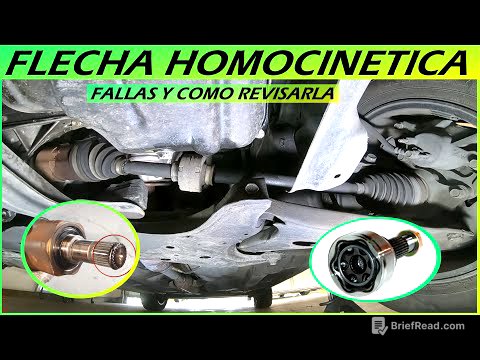 Fallas de la junta homocinetica y tips para revisarla facil