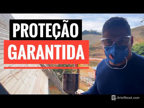 COMO FICOU A PROTEÇÃO TÉRMICA DO NOSSO CHALÉ DO SÍTIO.