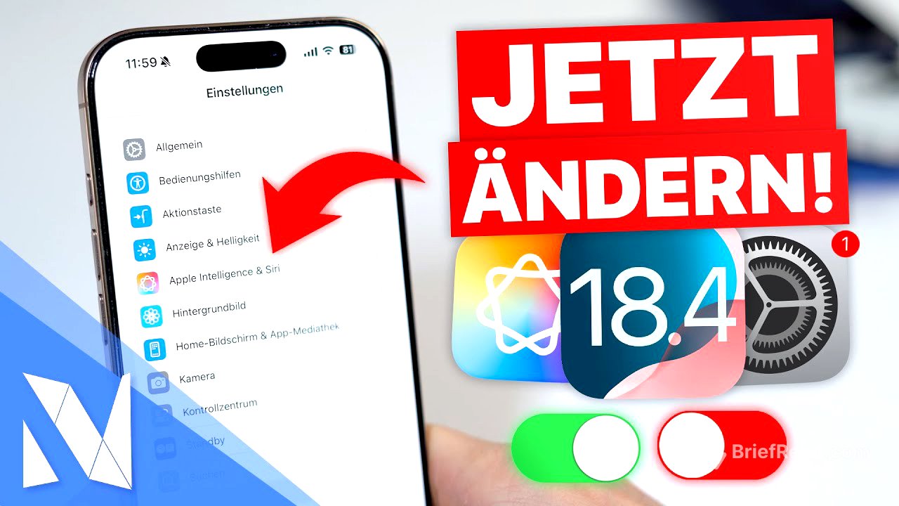 iPhone Einstellungen, die du JETZT ändern solltest! (iOS 18.4) | Nils-Hendrik Welk