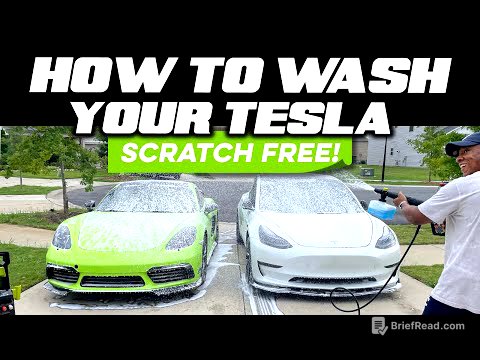 How To Wash Your Tesla THE RIGHT WAY