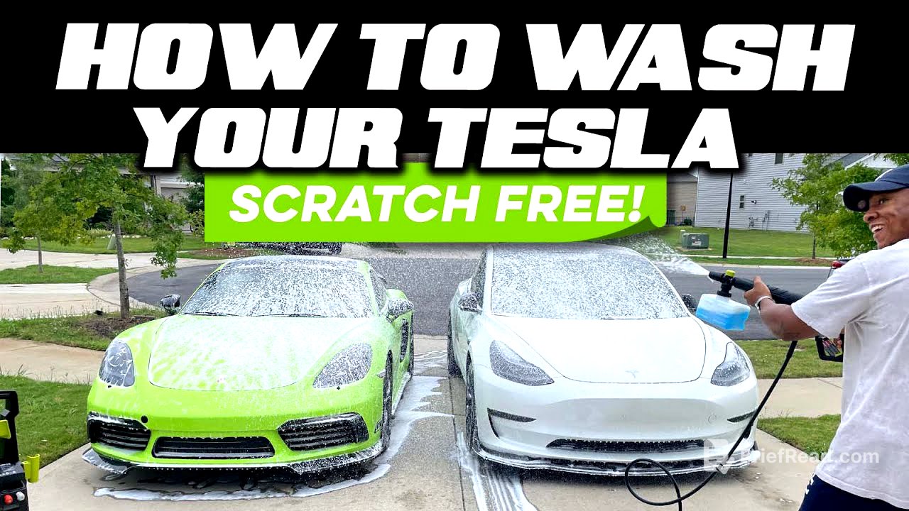 How To Wash Your Tesla THE RIGHT WAY