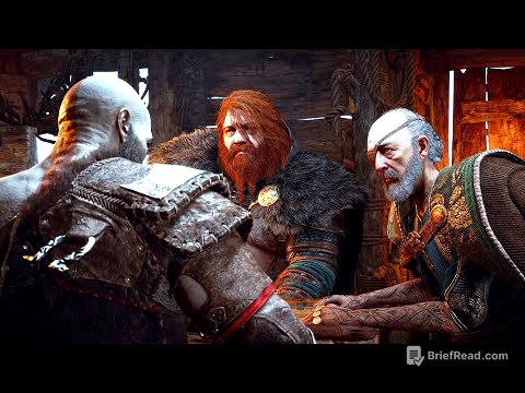 God of War Ragnarok - Kratos meets Thor & Odin for the first time (4K)