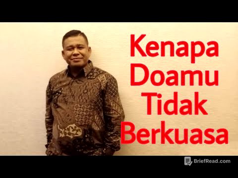 KENAPA DOAMU TIDAK BERKUASA  -  PETER GUNTUR