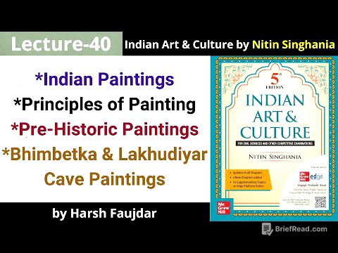 A40: Indian Paintings, Principles, Pre-Historic Paintings | Indian Art & Culture by Nitin Singhania