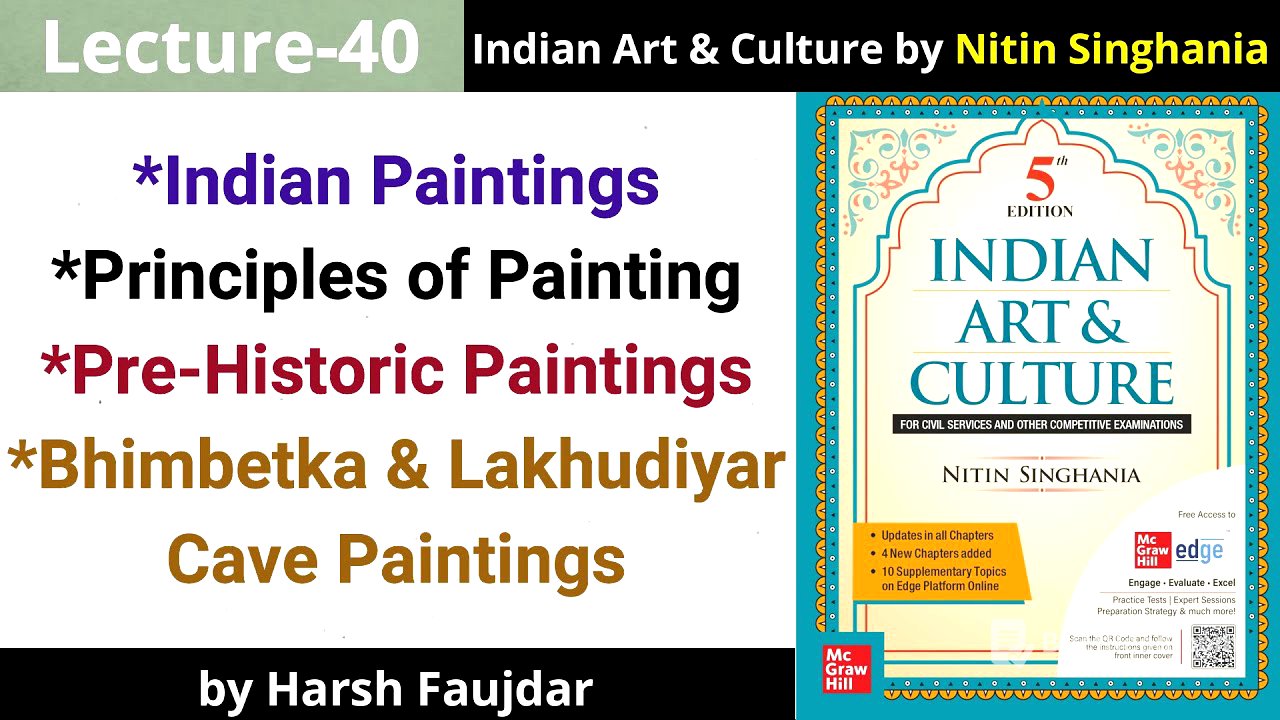 A40: Indian Paintings, Principles, Pre-Historic Paintings | Indian Art & Culture by Nitin Singhania