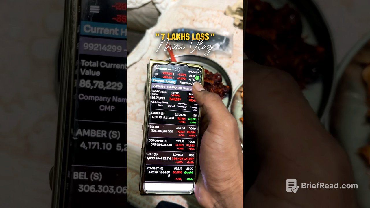 Trading me hua 7 Lakh ka loss | Life of Purab #tradingloss #shortsvideo