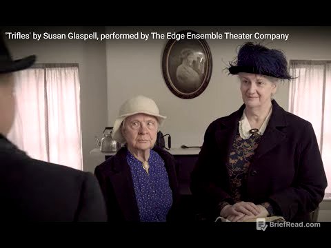 'Trifles' by Susan Glaspell, performed by The Edge Ensemble Theater Company